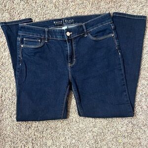 WHBM Dark Wash Crop Jeans Sz 6